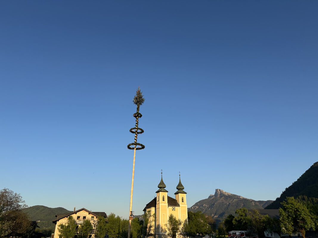 D'Stoawandla Maibaum in St. Lorenz 2025